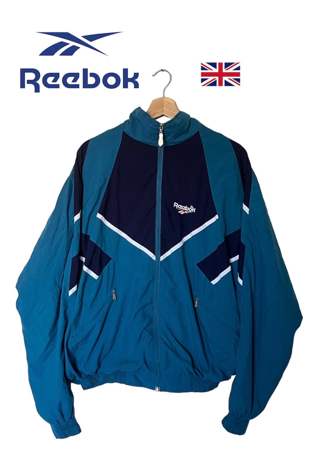 Vintage Reebok Tracksuit Set | 80s 90s Zip Jacket & Pants