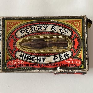 Set di 25 pennini per penna stilografica vintage / Perry, D. Leonardt, Repubblica Turca e Ottomana / Rara collezione del 1929