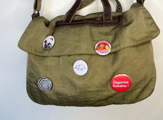 Y2K Army Green Shoulder Bag With Metal Pins and Leather Details , Y2K , 2000's , Crossbody Bag , Vintage Fashion , Grunge , Baguette Bag - Etsy Y2K Army Green Shoulder Bag With Metal Pins and Leather Details , Y2K , 2000's , Crossbody Bag , Vintage Fashion , Grunge , Baguette Bag - Etsy