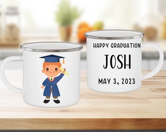 Kid Graduation Mug, Personalized Mug for Kids ,Mug for girls, Mug for Boys, Kids Shatterproof Mugs with Handle, Graduation gift, custom mug