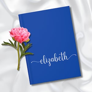 Personalized hardcover journal, Personalized with name, personalized journal, gift for women, gift for teacher, gift for friend