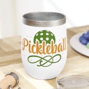 Pickleball-Weinbecher, personalisierter Pickleball-Becher, personalisierter Weinbecher, Geschenk für Pickleball, Geschenk für das Pickleball-Team