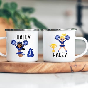 Cheerleading Mug, Personalized Mug for Kids ,Mug for girls, Kids Shatterproof Mugs with Handle, Party Favors, Children&#39;s Gift