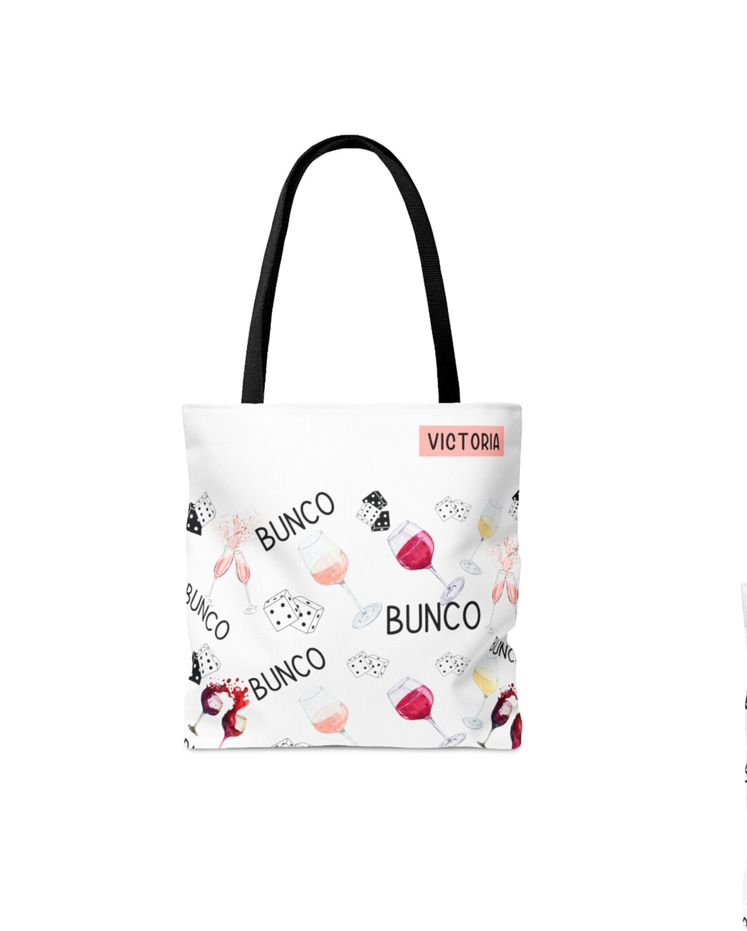 Bunco Tote Bag, Personalized Bunco Tote Bag, Gift for Bunco Player