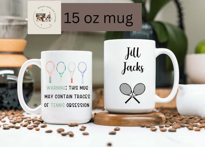 BennetandFitzCustoms Tennis Mug - Thumbnail 2