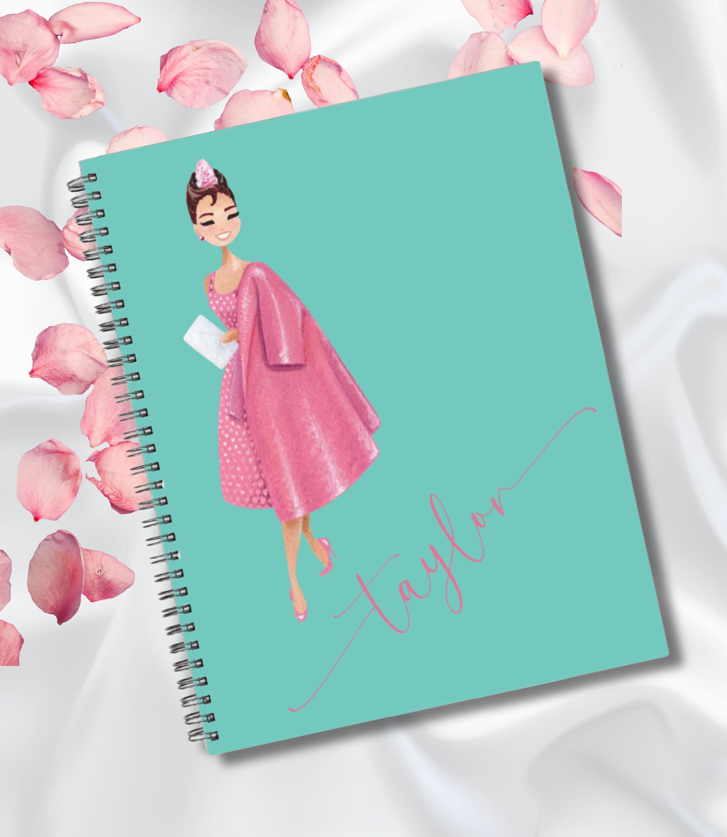 blue dress in notebook The Dress Length:With Court Train 💚 Experience refined Eastern First Birthday