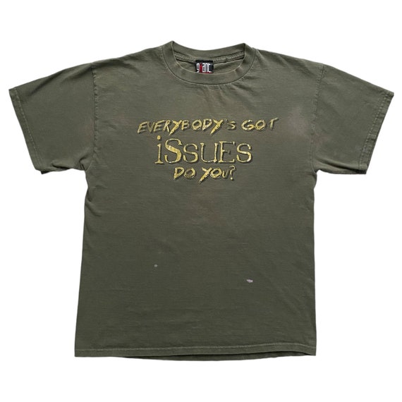 アメリカ KORN ヴィンテージTシャツ Lサイズ Vintage 1999 Korn Issues Vintage T Shirt, Band Tees, Rock Tees