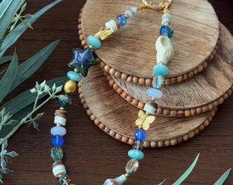 Boho Beach Phone Wrist Strap Keychain