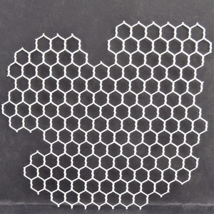 Chickenwire, Mylar Stencil, Taglio laser, Wall Art, Aerografia, Pittura, Artigianato 15 cm x 15 cm