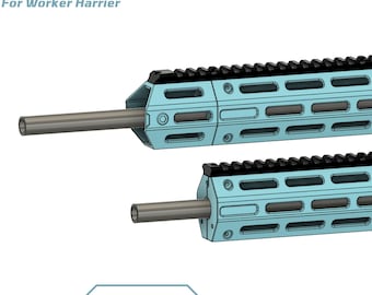 Worker Nerf harrier "AEROSPIKE" shroud (Digital files)