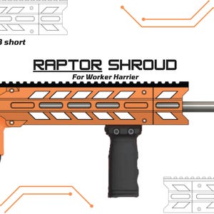 Nerf worker Harrier Raptor shroud/frontend