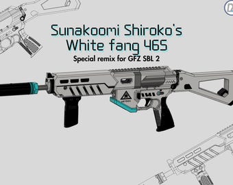 Blue Archive Shiroko's White Fang 465 Remix Parts for GFZ