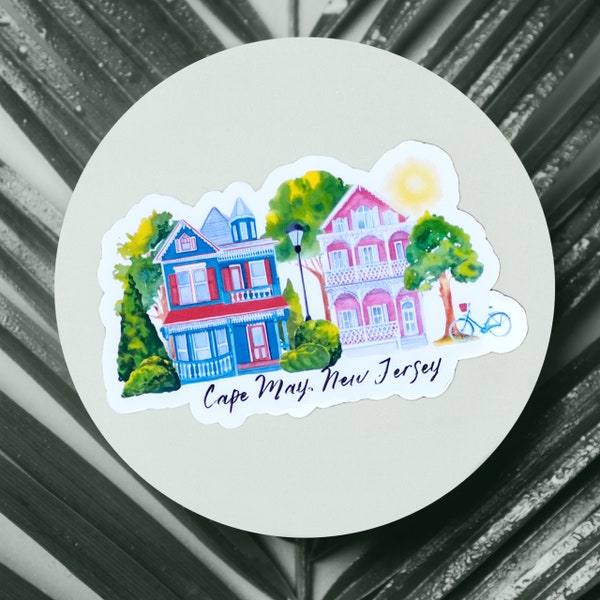 Cape May, New Jersey shore vinyl stickers