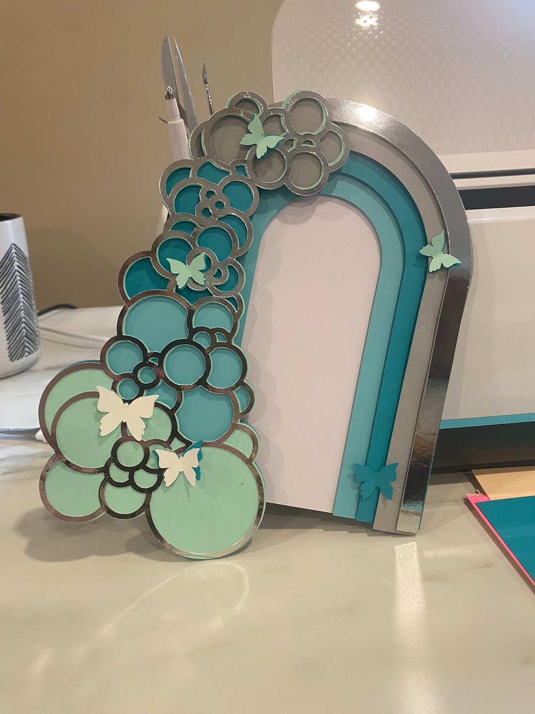 Balloon Arch Cake Topper Etsy