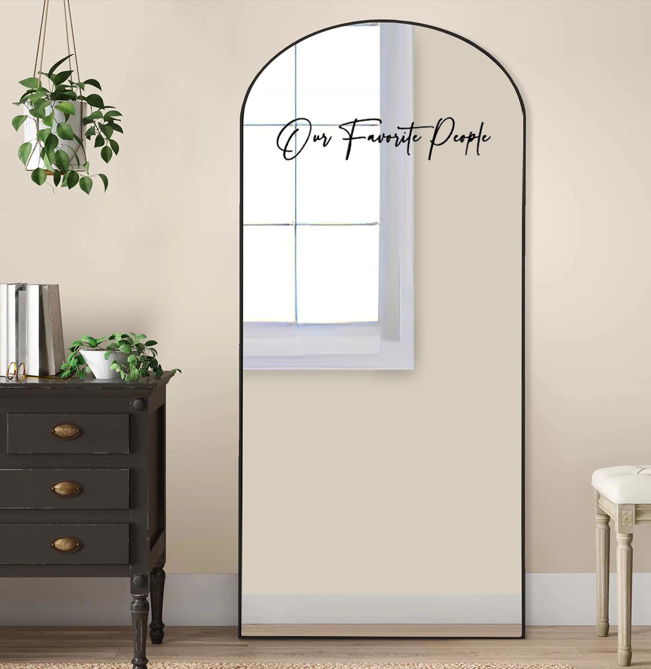 Mirror Seating Chart Sign