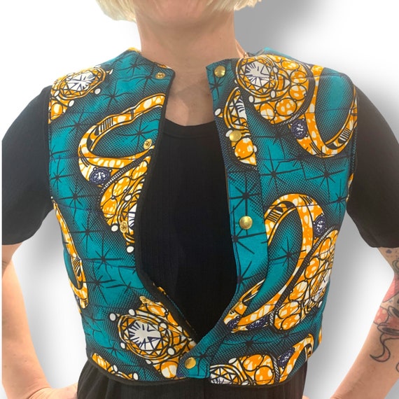 Sustainable Fashion Vest, Unique and Exclusive Piece Australia