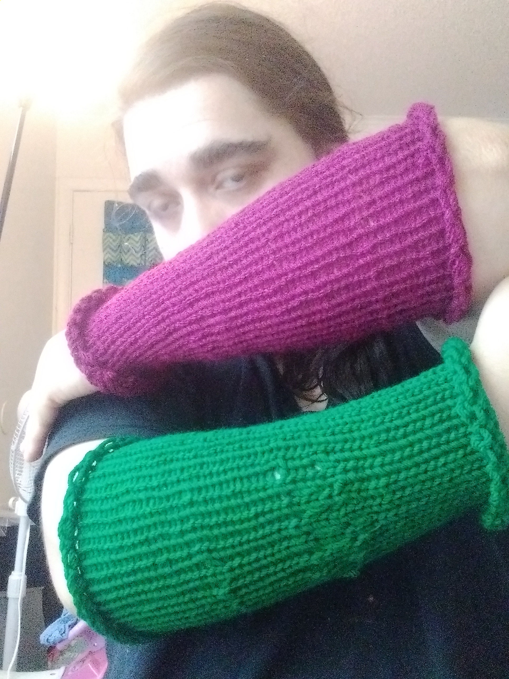 Hulk Colors Arme Sleave Warmers Etsy