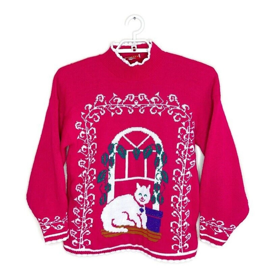 Vintage Kitty Sweater (M-XL)