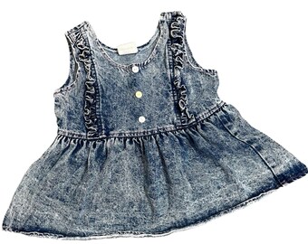 cherokee denim dress Cherokee | Dresses | Vintage Cherokee Denim Dress