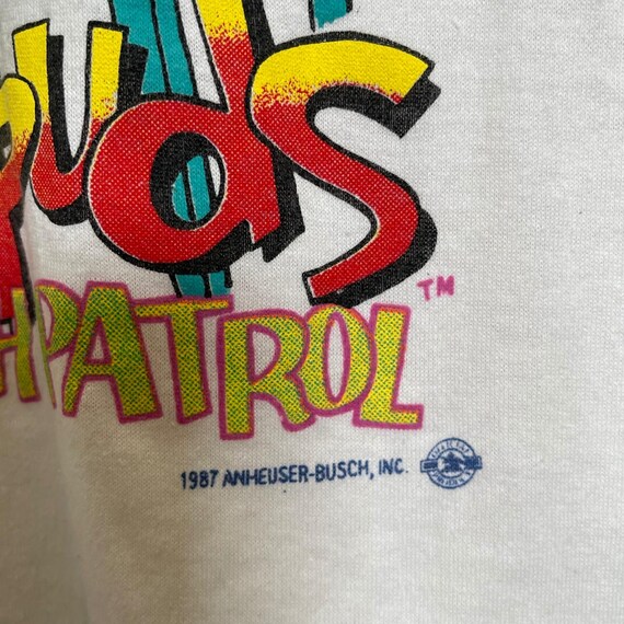 Vintage 1987 Bud Light Spuds Mackenzie Beach Patr… - image 3