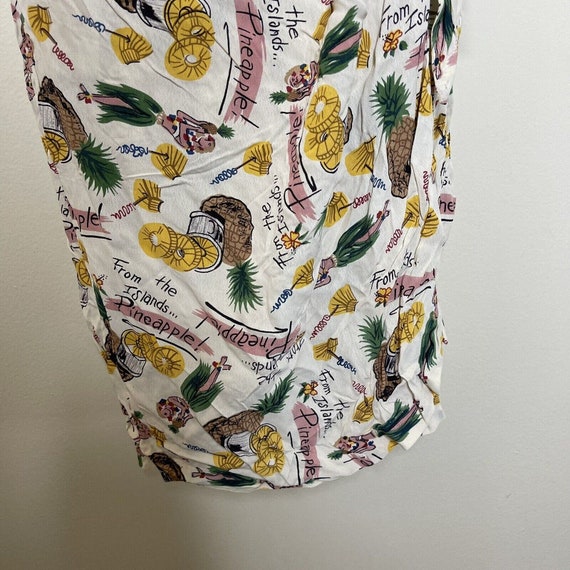 Vtg SANTA FE Women's Hula Girl Hawaii Pineapple N… - image 2