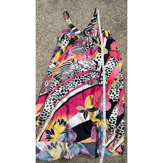 Lapis Maxi Dress Tropical Floral Leopard Zebra Print Os V Neck Flowy Y2k Boho
