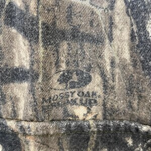 No Trace Mossy Oak Camo Jas Met Volledige Rits Heren L Groen Bruin Hunting Utility afbeelding 6