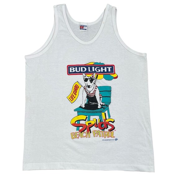 Vintage 1987 Bud Light Spuds Mackenzie Beach Patr… - image 1