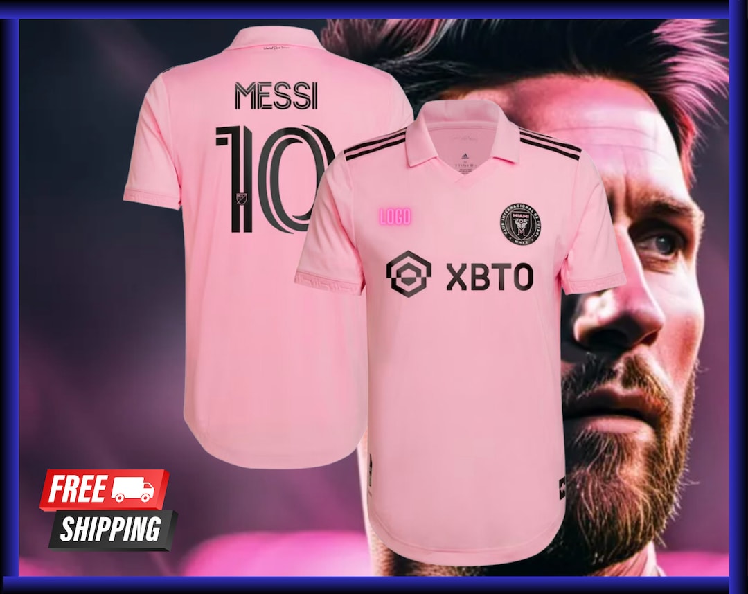 Messi Inter Miami Soccer Jersey / Vintage Retro Football - Etsy
