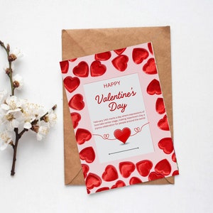 valentine's invite valentine's love valentine's card Be my valentine card valentine party Valentine's Day E-Card Digital Love Card