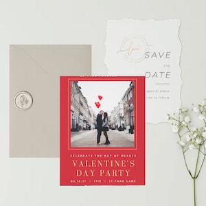 De liefde nodigt uit kaarten valentijnskaart kaart paar kaart e kaarten Klantgericht Ontwerp bewerkbare Ontwerp Huwelijksaankondiging Digitaal uitnodigen met RSVP-kaart