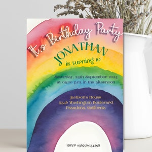 10th birthday invite / Child invite Birthday Personalized party invitations / Personalized birthday invitations / Children's birthday party/