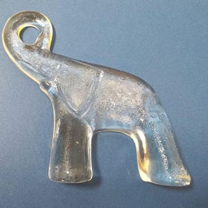 Vtg. Elefant Briefbeschwerer - Bertil Vallien Kosta Boda Schwedischer Glas Briefbeschwerer