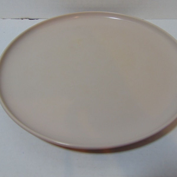 Vintage Melamine Tan DInner  Plate  10" Aztec Melmac Dinnerware MidCentury USA