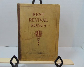 Best Revival Songs (The Cokesbury Press, 1924) Staplebound Methodist Hymnal(2024