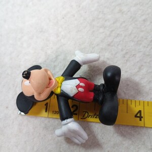 Vintage Platter Micky Maus PVC Figur Spielzeug 3"Applause 1980s Bild 8