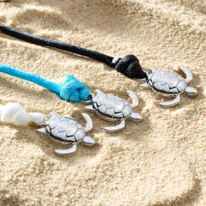 Rope Sea Turtle Bracelet Bundle - Chic Nautical Style, Elegant Turtle Charm Set, Ocean Inspired Jewelry, String Coastal Accessory Gift