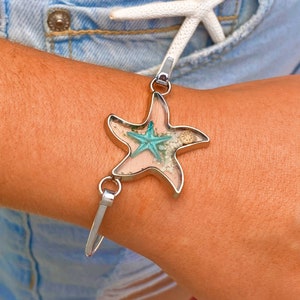 Deep in the Ocean Starfish Bracelet - Ocean-Inspired Jewelry, Nautical Accessories, Beach-Themed Gift, Coastal Charm, Summer Fashion Trend
