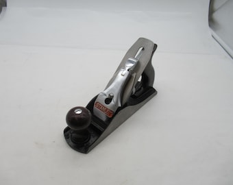 Stunning Vintage Stanley Bailey No 4 Smoothing Plane Re-Sharpened Original Stanley Plane Iron Made In England