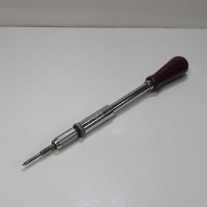 Superb Vintage Stanley Yankee No 130B Spiral Ratchet Pump Action Screwdriver Made In West Germany With No 1 Point Pozidrive Bit