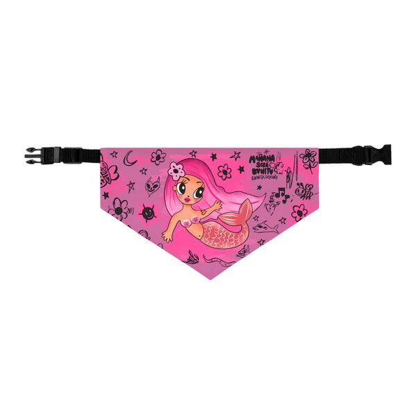 Karol G Merch Pink Pet Bandana Collar