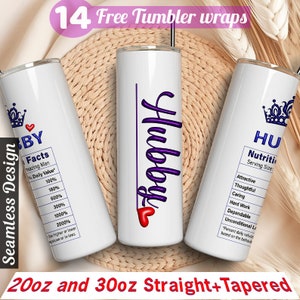 Husband tumbler wrap 20 oz tumbler sublimation designs his and hers tumbler wraps trending tumbler wraps best seller tumbler wrap