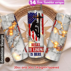 Lineman tumbler wrap 20 oz tumbler sublimation designs Electric Lineman gifts trending tumbler wraps best seller tumbler wrap
