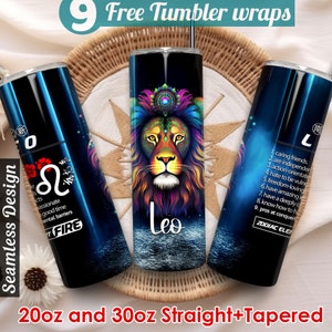 Zodiac Sign tumbler wrap 20 oz tumbler sublimation designs 20oz skinny tumbler wrap Horoscope tumbler wraps trending tumbler wraps