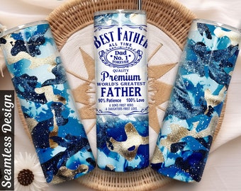 Fathers day tumbler wrap for dad Best Father tumbler wrap 20 oz tumbler sublimation designs father&#39;s day gifts Dad gift Father Gift