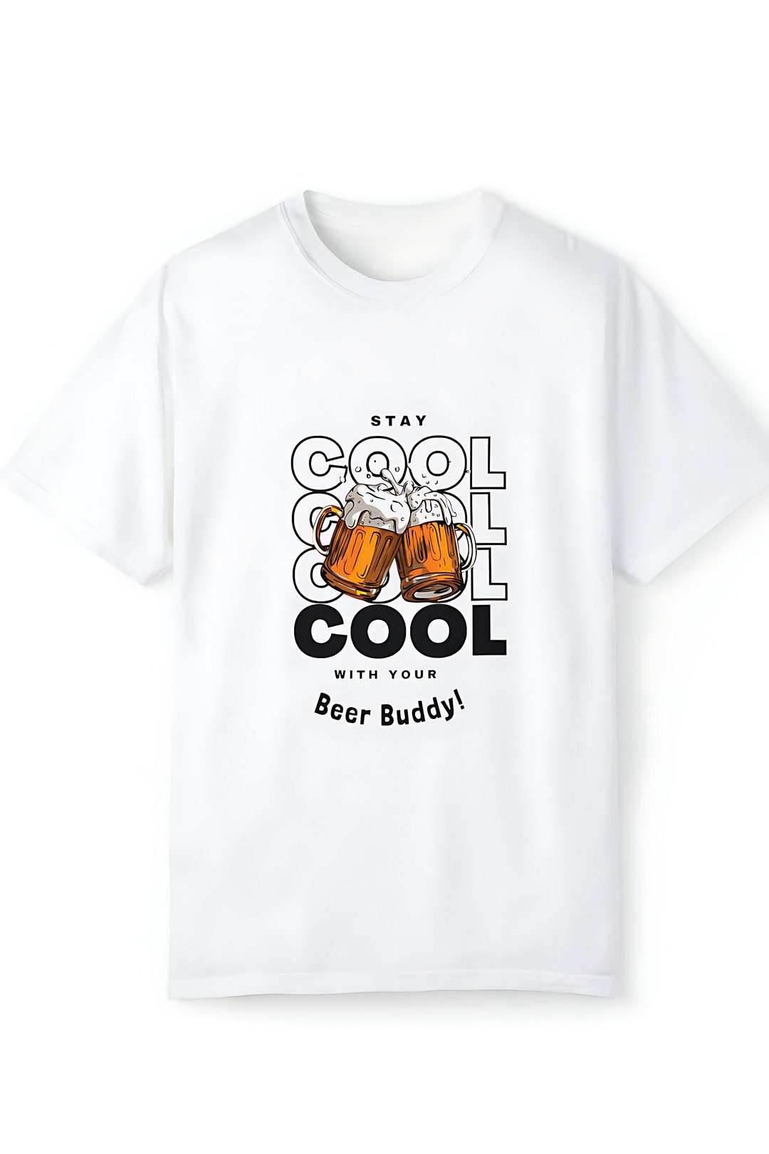 Stay Cool With Your Beer Buddy Tshirt Fun & Stylish Tee for Etsy