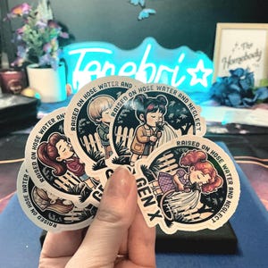 Gen X Nostalgia Stickers | Pick 3 Bundle | Retro, 80s, 90s, Vinyl Decals | Funny, Generation X, Laptop Stickers, Glossy, Holographic Decal