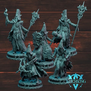 Apostles of the Faceless King Warband | Witchsong Miniatures | Tabletop Roleplaying / D&D / Wargaming miniature