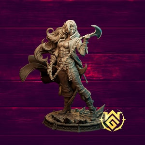 Flail Queen | Witchguild Miniatures | Tabletop Roleplaying / D&D / Wargaming miniature