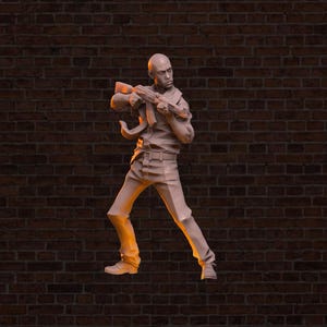 L4D Louis | VaultZ Miniatures | Tabletop Roleplaying / D&D / Wargaming miniature
